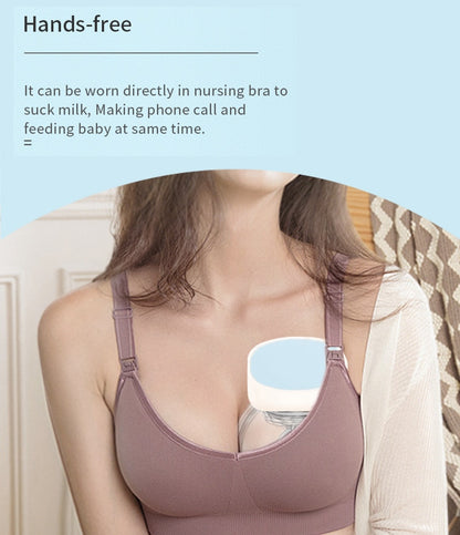 Hands-Free - Portable Electric Breast Pump USB Chargable, Silent, Wearable